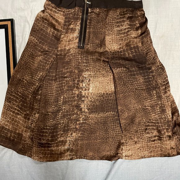 Jones New York Snake or alligator print skirt - Picture 2 of 3